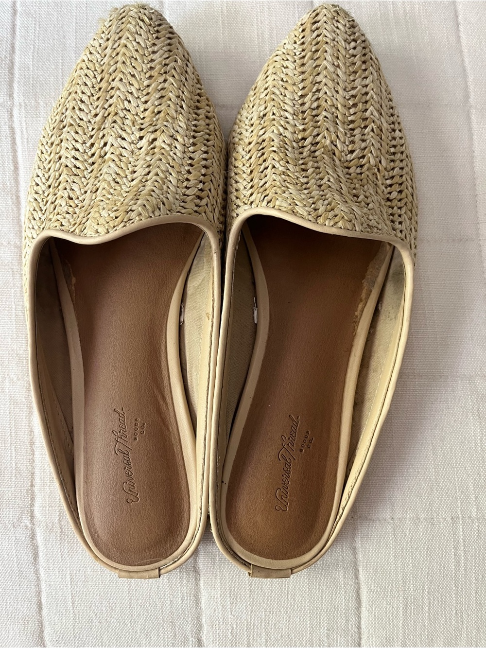 Universal Thread Woven Pointed-Toe Flats